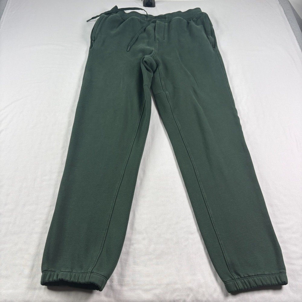 Lululemon Jogger Sweatpants Mens Large Green Tapered Athleisure Lounge